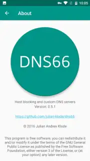 DNS66 screenshot 1