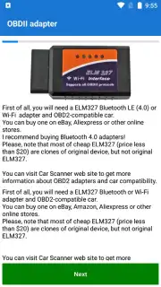 Car Scanner ELM OBD2 screenshot 1