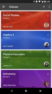 Google Classroom screenshot 9