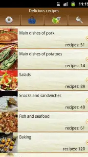 Delicious recipes screenshot 3