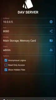 WebDav Server screenshot 4