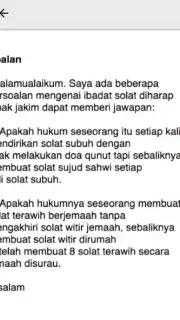 Cara Solat Subuh Dan Persoalannya screenshot 1