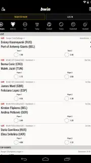 Bwin Sports screenshot 5