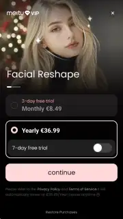 Meitu screenshot 1
