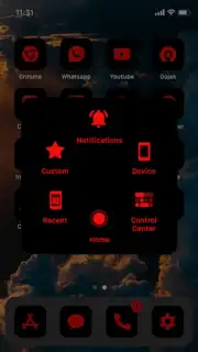 Wow Red Black Theme, Icon Pack screenshot 2