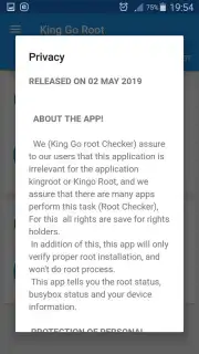 King Go Root Checker screenshot 1