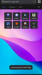 Vivaldi screenshot 1