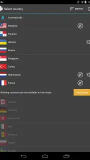 Hideman VPN screenshot 2