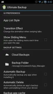 Ultimate Backup screenshot 1