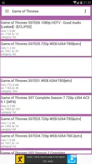 Laura Android's Best Torrent Search screenshot 1