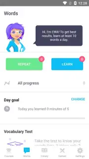 EWA: Learn English & Spanish Language screenshot 1