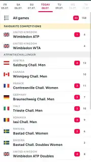 FlashScore screenshot 2