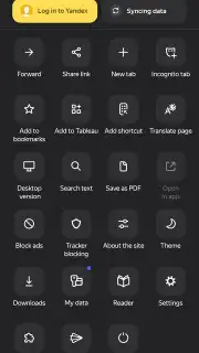 Yandex Browser (alpha) screenshot 10