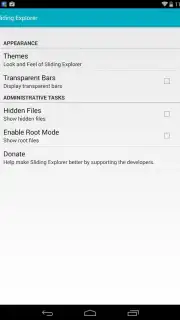 Sliding Explorer screenshot 1