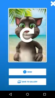 Talking Tom for Messenger screenshot 4