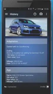 OBDeleven VAG car diagnostics screenshot 9