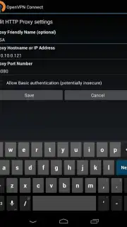 OpenVPN Connect screenshot 2