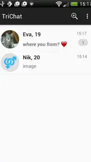 Triple chat, online dating screenshot 4