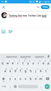 Twitter Lite screenshot 2