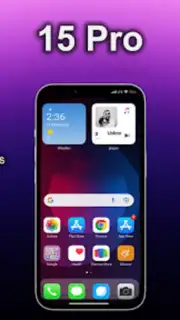 iOS Launcher: iPhone 15 Pro screenshot 2