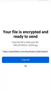 Firefox Send screenshot 6