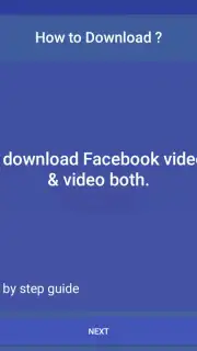 Video Downloader for Facebook & Instagram screenshot 1