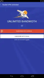 Rocket VPN screenshot 1