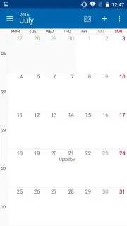 DigiCal screenshot 2