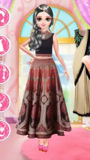 Indian Gopi Doll Makeover- Indian Bridal Fashion screenshot 4