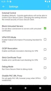 Cisco Secure Client screenshot 4