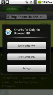Xmarks for Dolphin Browser screenshot 1