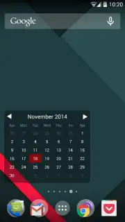 Month Calendar Widget screenshot 6
