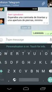 Android L Keyboard screenshot 4