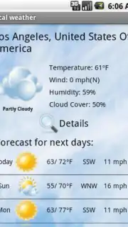 Local weather screenshot 5