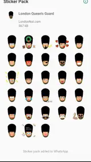 London Guard Stickers screenshot 1