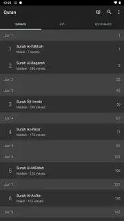 Quran Android screenshot 1