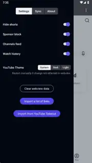 NouTube screenshot 1