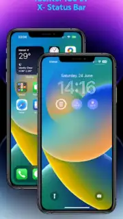 iCenter iOS 17: X - Status Bar screenshot 5