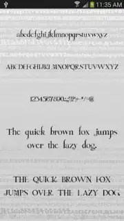 Style Free Font Theme screenshot 3