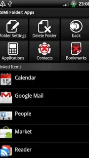 SiMi Folder Widget screenshot 2