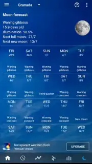Transparent Clock Weather Cisco screenshot 2