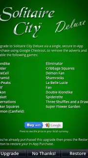 Solitaire City screenshot 1