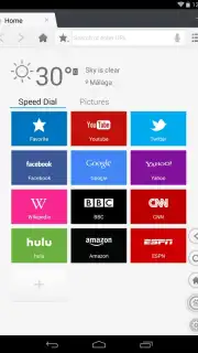 Du Browser for Tablet screenshot 1