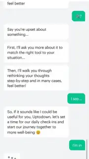 Woebot screenshot 3