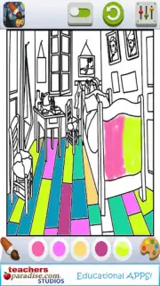 Vincent van Gogh Coloring Book screenshot 3