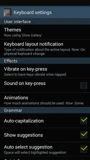 GalaxyKeyboard screenshot 2