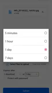 Firefox Send screenshot 4