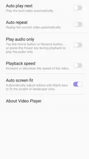 Samsung Video Player screenshot 1