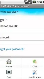 HotQuick (Quick Hotmail) screenshot 1