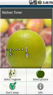 Kitchen timer screenshot 1